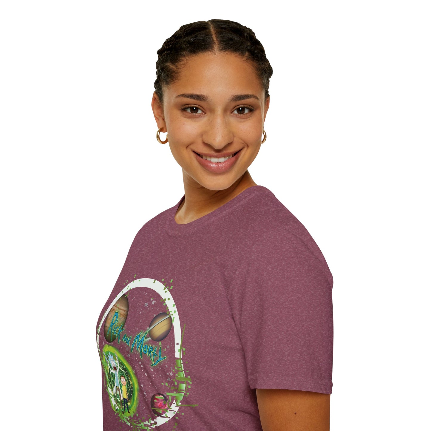 Rick & Morty Broken Space - Unisex Softstyle T-Shirt