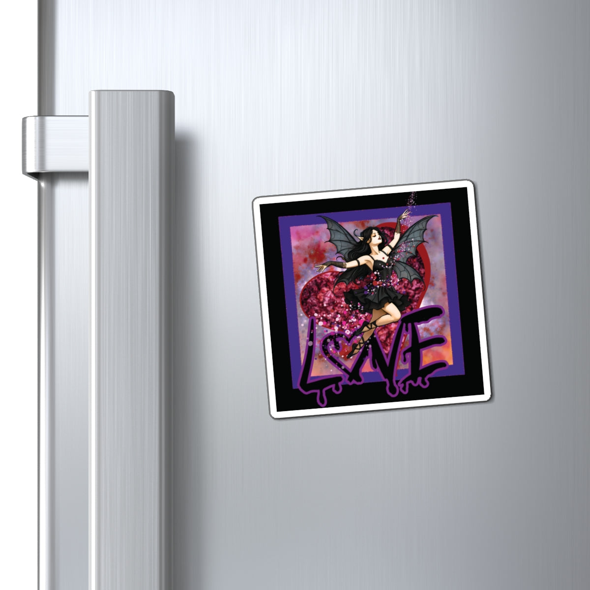 Gothic Fairy Love Magnet - Witchy Home Decor