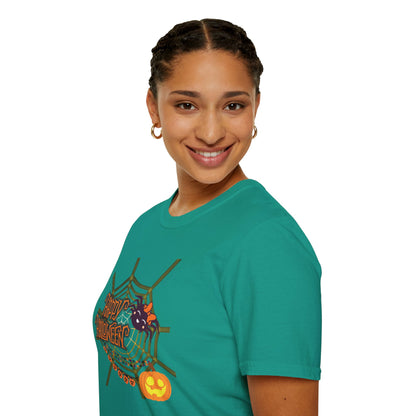 Halloween Cute Spiderweb - Unisex Softstyle T-Shirt