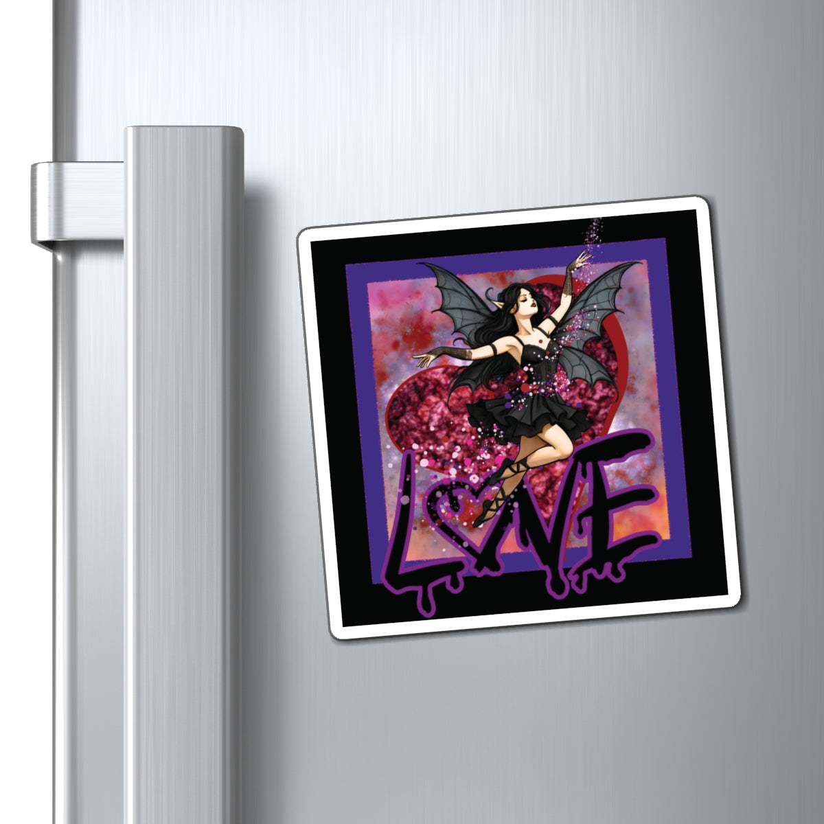 Gothic Fairy Love Magnet - Witchy Home Decor