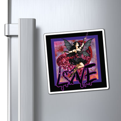 Gothic Fairy Love Magnet - Witchy Home Decor