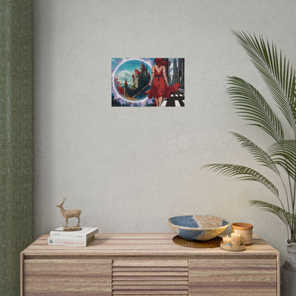 "Fantasy is Life" Rolled Poster, Wall Decor, Unique Wall Art