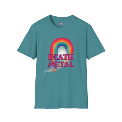 Rainbow Death Metal - Unisex Softstyle T-Shirt