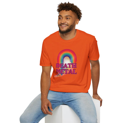 Rainbow Death Metal - Unisex Softstyle T-Shirt