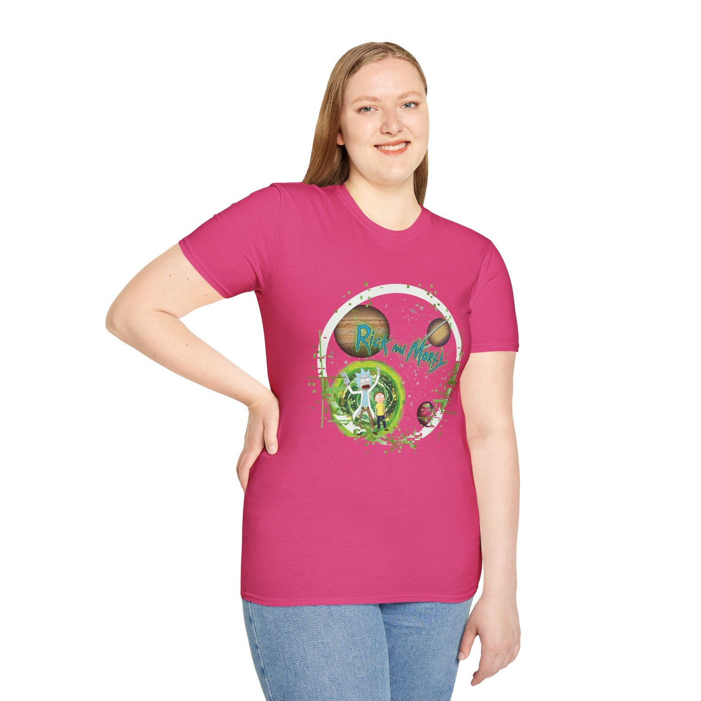 Rick & Morty Broken Space - Unisex Softstyle T-Shirt