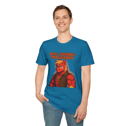 My Little Pony Masculine Big Mac - Pony Problem - Unisex Softstyle T-Shirt