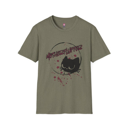 Motherfluffer Color Cat - Unisex Softstyle T-Shirt