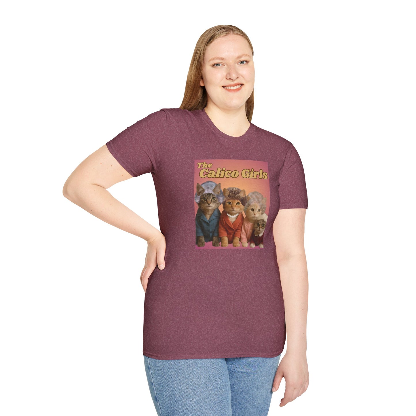The Calico Girls cute kittens - Unisex Softstyle T-Shirt