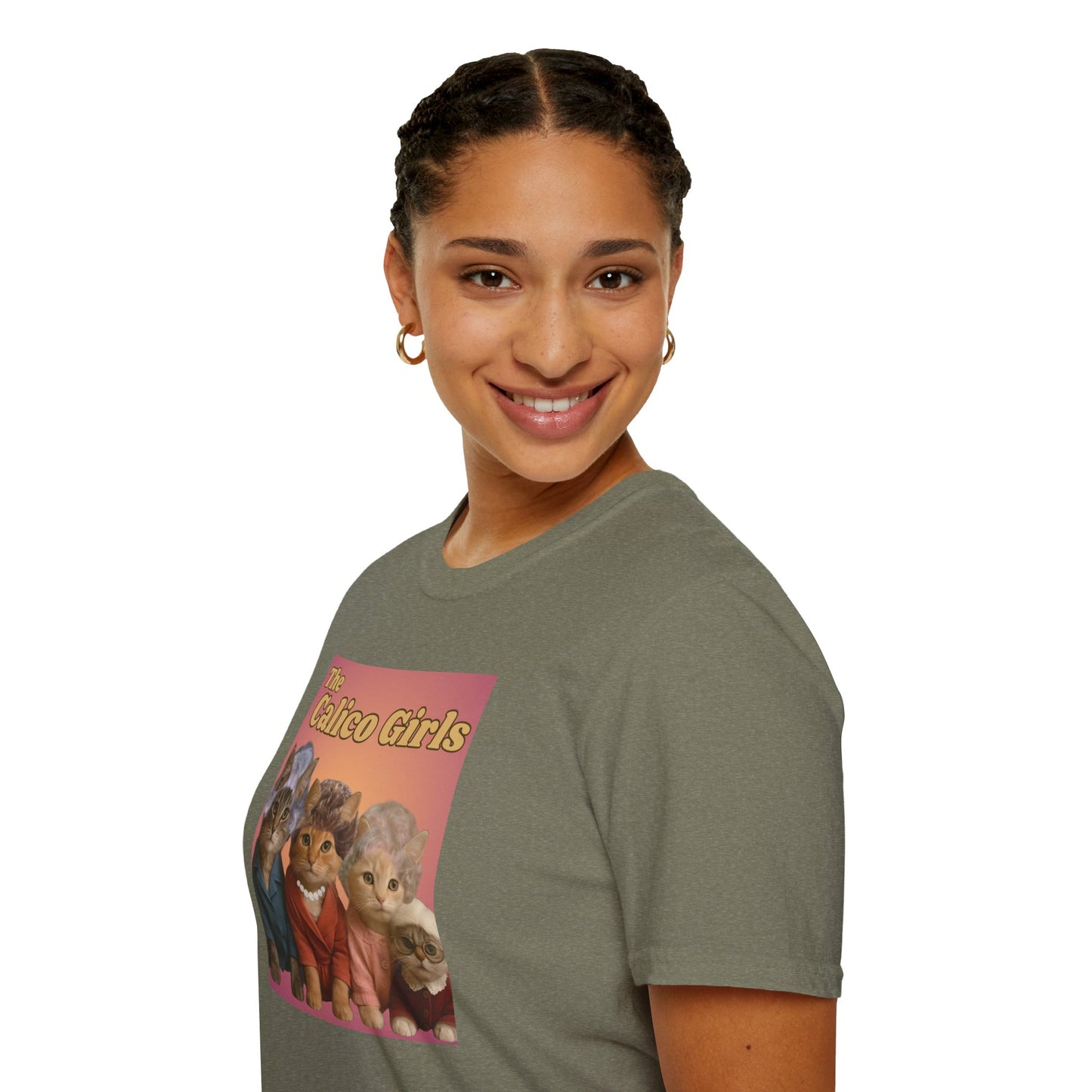 The Calico Girls cute kittens - Unisex Softstyle T-Shirt