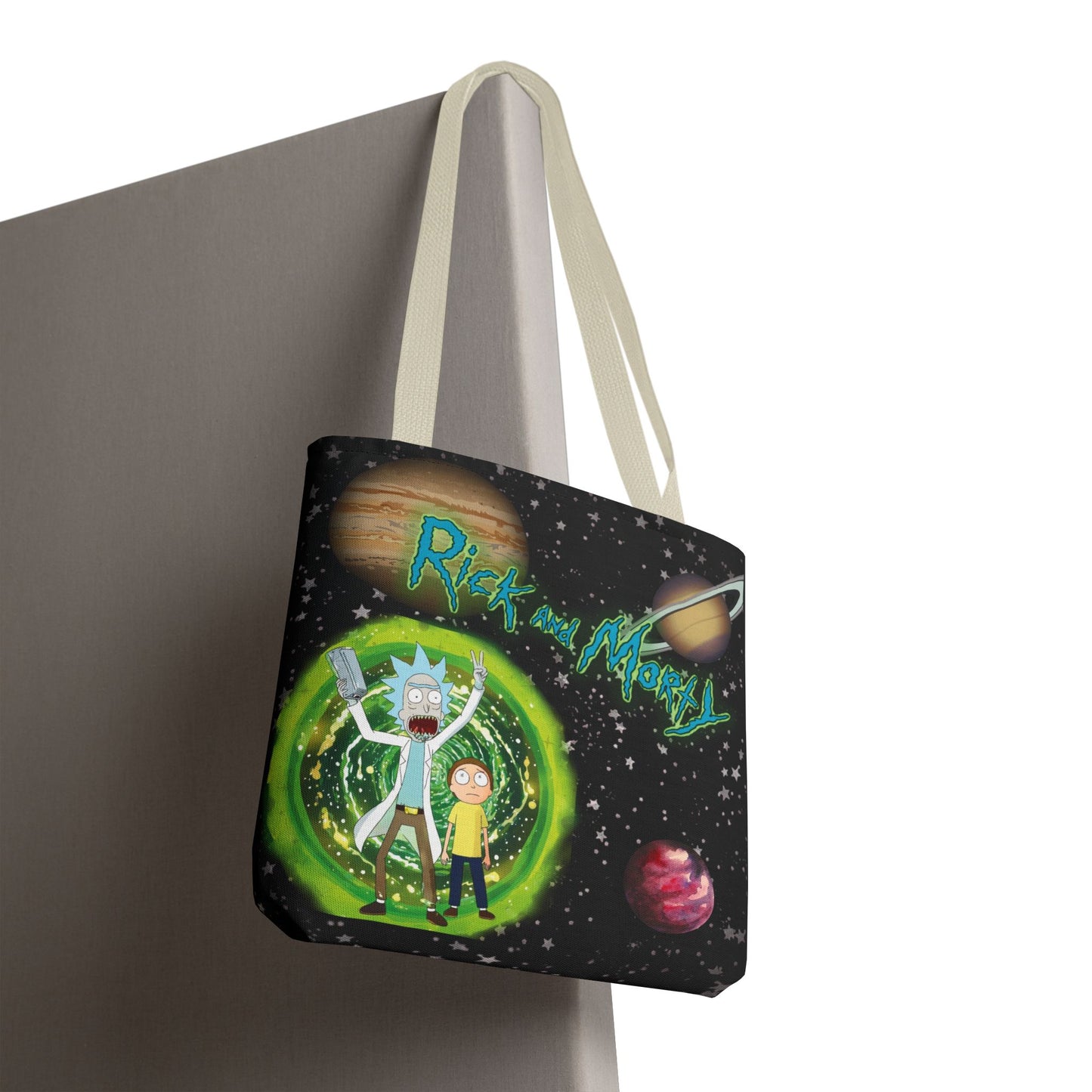 Rick & Morty Custom Adventure Tote Bag