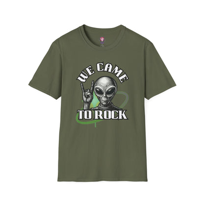 Alien Metal - We Came to Rock - Unisex Softstyle T-Shirt