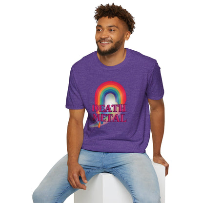 Rainbow Death Metal - Unisex Softstyle T-Shirt